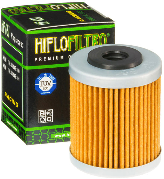 HIFLOFILTRO, HIFLOFILTRO HF651 Oil Filter for Optimal Motorcycle Engine Performance
