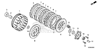 GENUINE HONDA OEM CLUTCH PRESSURE PLATE - HONDA GROM 125 - Howling Moto