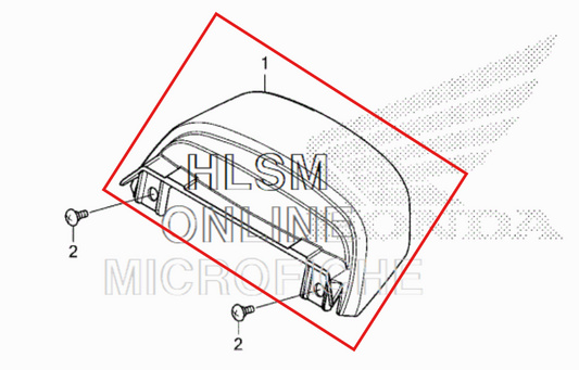 Honda Grom Rear Cowl 2022 + - Howling Moto