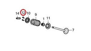 Honda Grom Cotter Valve 2022 + - Howling Moto