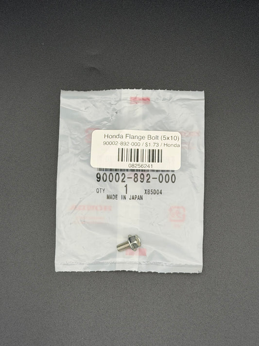 Honda OEM Flange Bolt 5x10mm - 90002-892-000 - Howling Moto