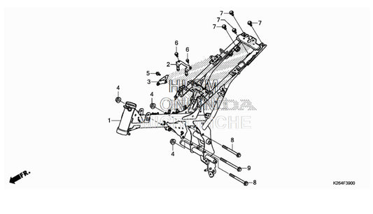 Honda Frame Grom 2014-2015 - Howling Moto