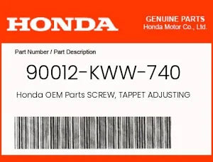 Honda Grom Tappet Adjusting Screw 2022 + - Howling Moto