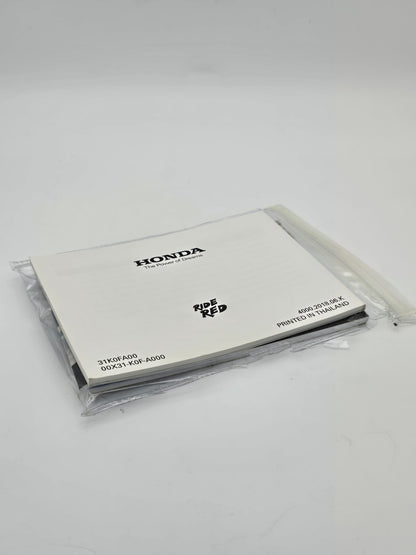 Honda Monkey 2019 Owner's Manual (Used) - Howling Moto