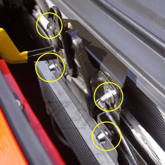 ZSPEC Hood & Hood Latch Fastener Kit for '03-06 Dodge Viper, Stainless & Billet - Howling Moto