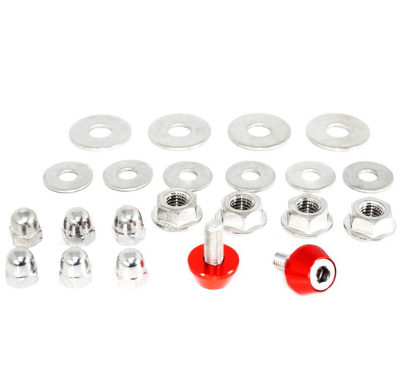 ZSPEC Hood & Hood Latch Fastener Kit for '03-06 Dodge Viper, Stainless & Billet - Howling Moto