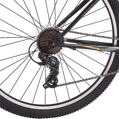 Hycline Shimano Tourney bicycle rear derailleur RD-TY300 and RD-TX800 mounted on a bike, showcasing durable bicycle derailleurs.