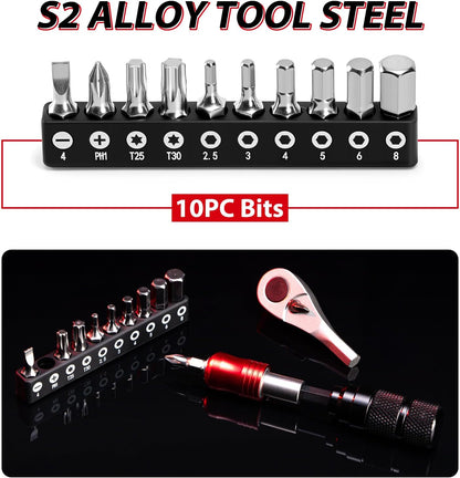 Hycline EMERK bike repair tool kit with various bicycle parts and tools for bike maintenance and repair.