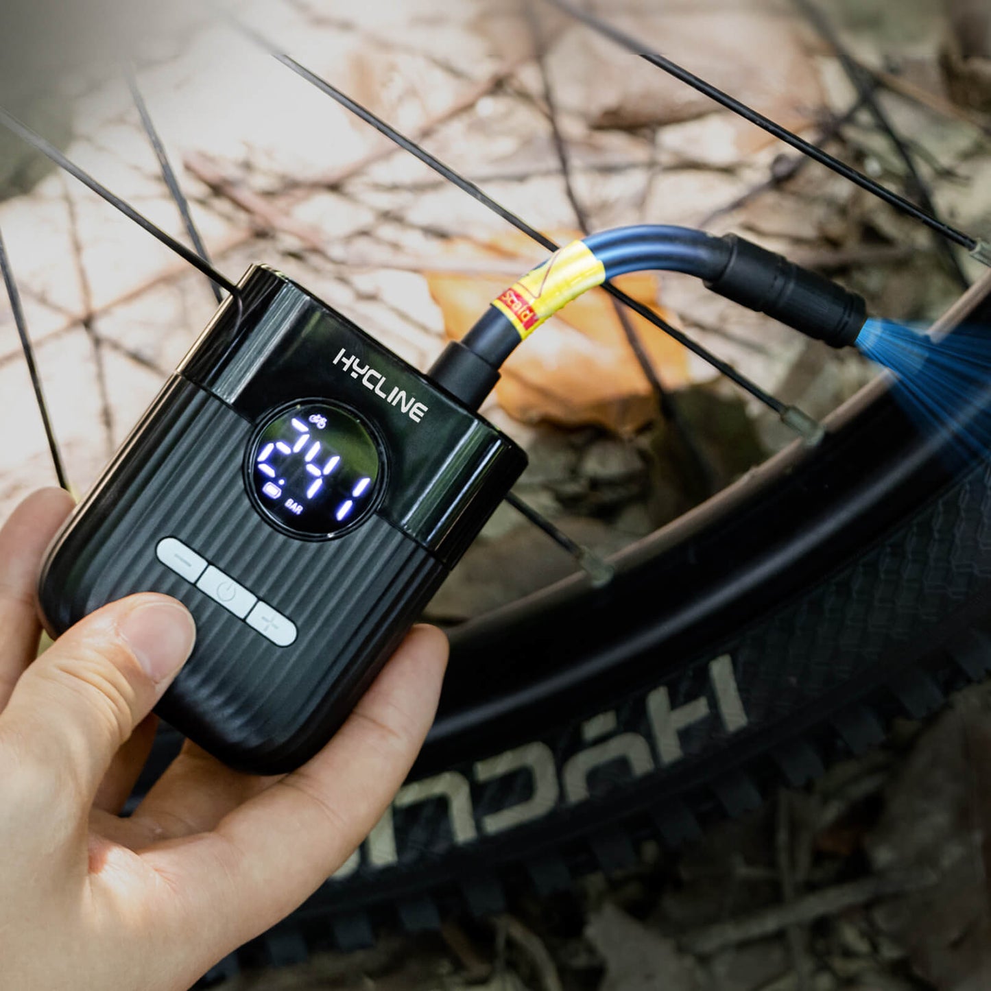 Hycline Mini Electric Bike Pump - Howling Moto