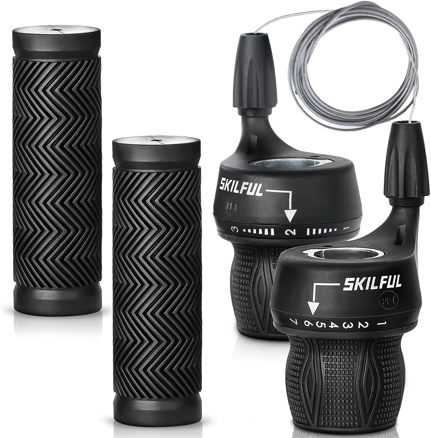Bicycle 21-Speed Twist Shifter Set - Howling Moto