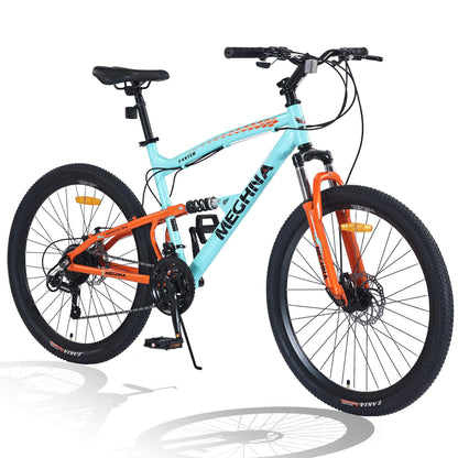 Black Hycline Meghna Feyan bicycle, 26-inch by 2.1-inch tires, with a sleek frame and modern design.