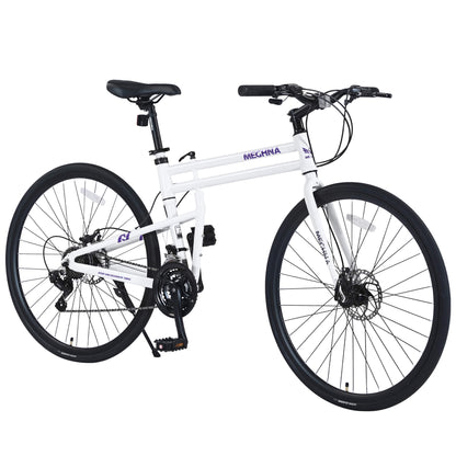 Green Hycline Meghna Fevo bicycle with 700×32C tires, featuring a sleek frame and modern design.