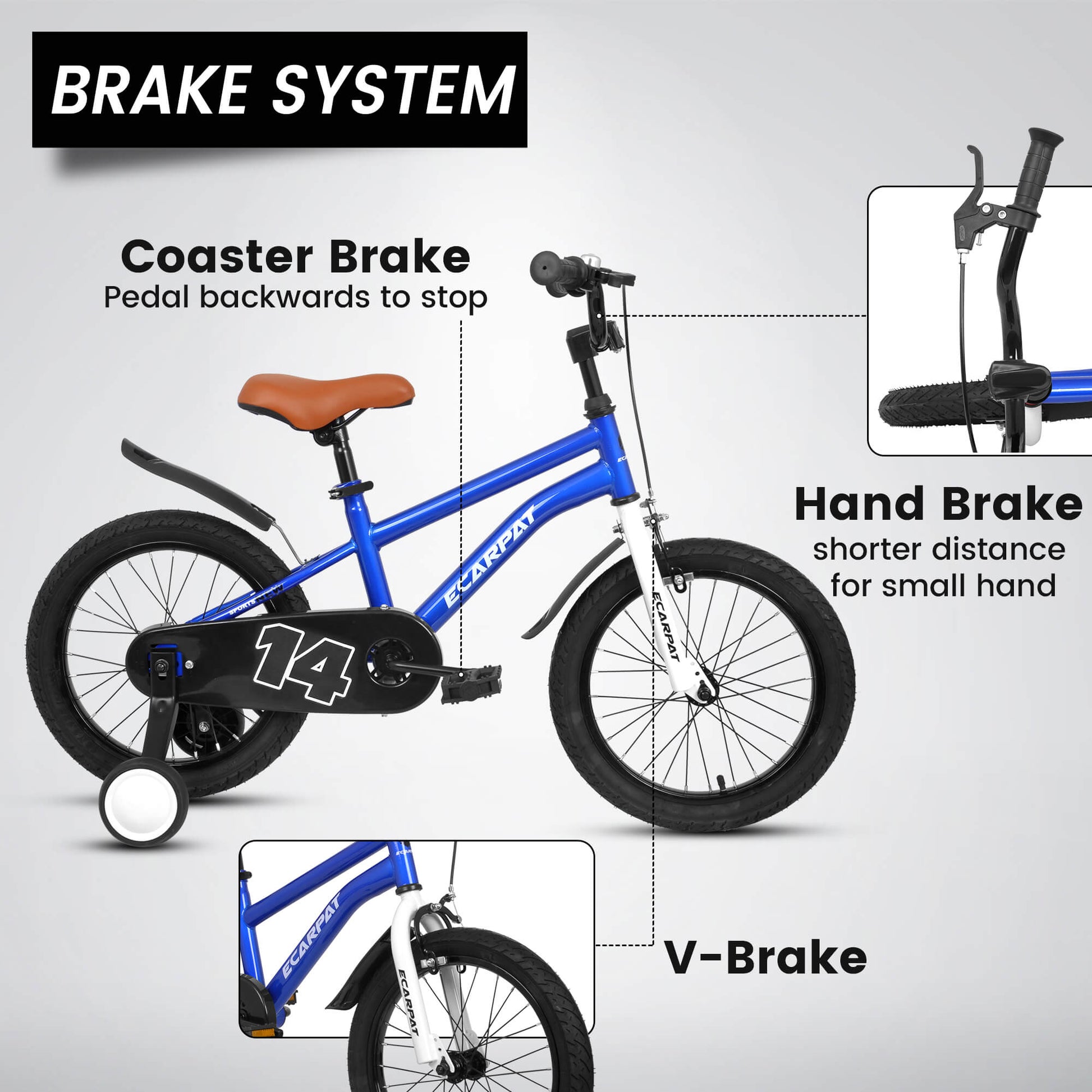Ecarpat Candami 14” Kid Bike - Howling Moto