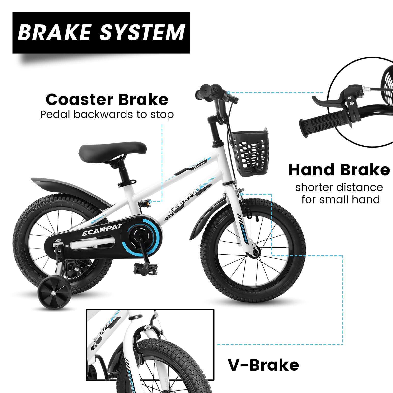 Ecarpat Runster 14" Kid Bike - Howling Moto