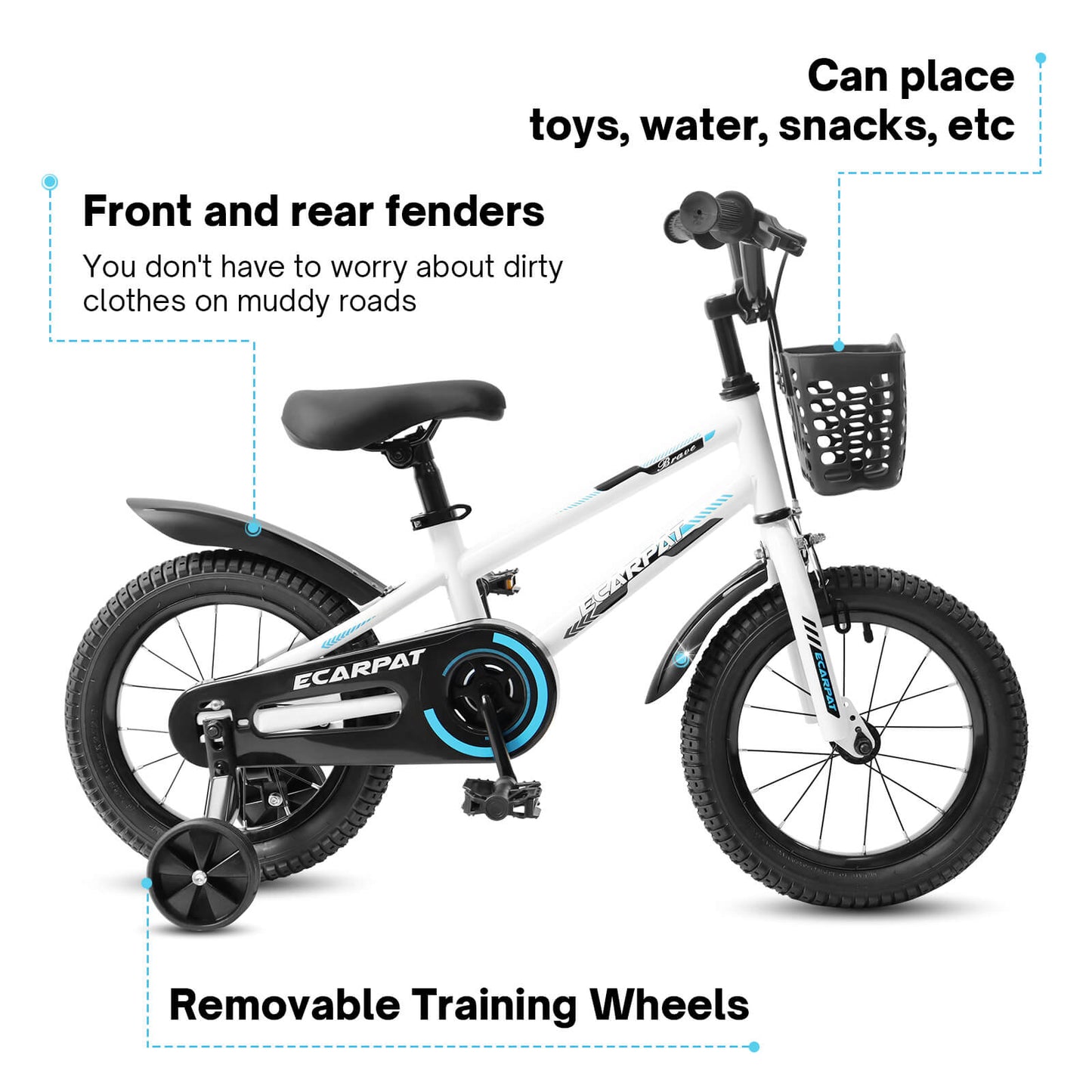 Ecarpat Runster 14" Kid Bike - Howling Moto