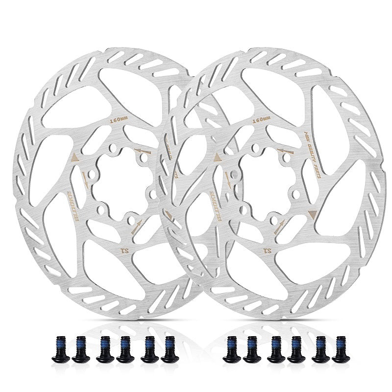 Hycline NUTT electric bicycle hydraulic disc brake kit with 2-pin power-off system, includes left and right brakes with 180mm rotors