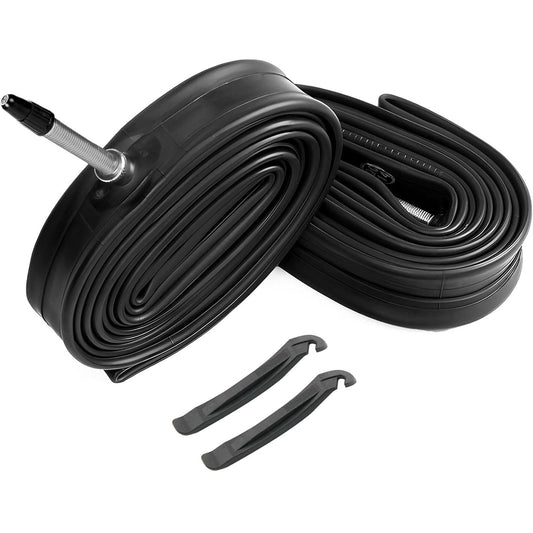 Hycline road bike tire inner tube 700×25C and 28C, suitable for 35C tires, shown in a close-up image.