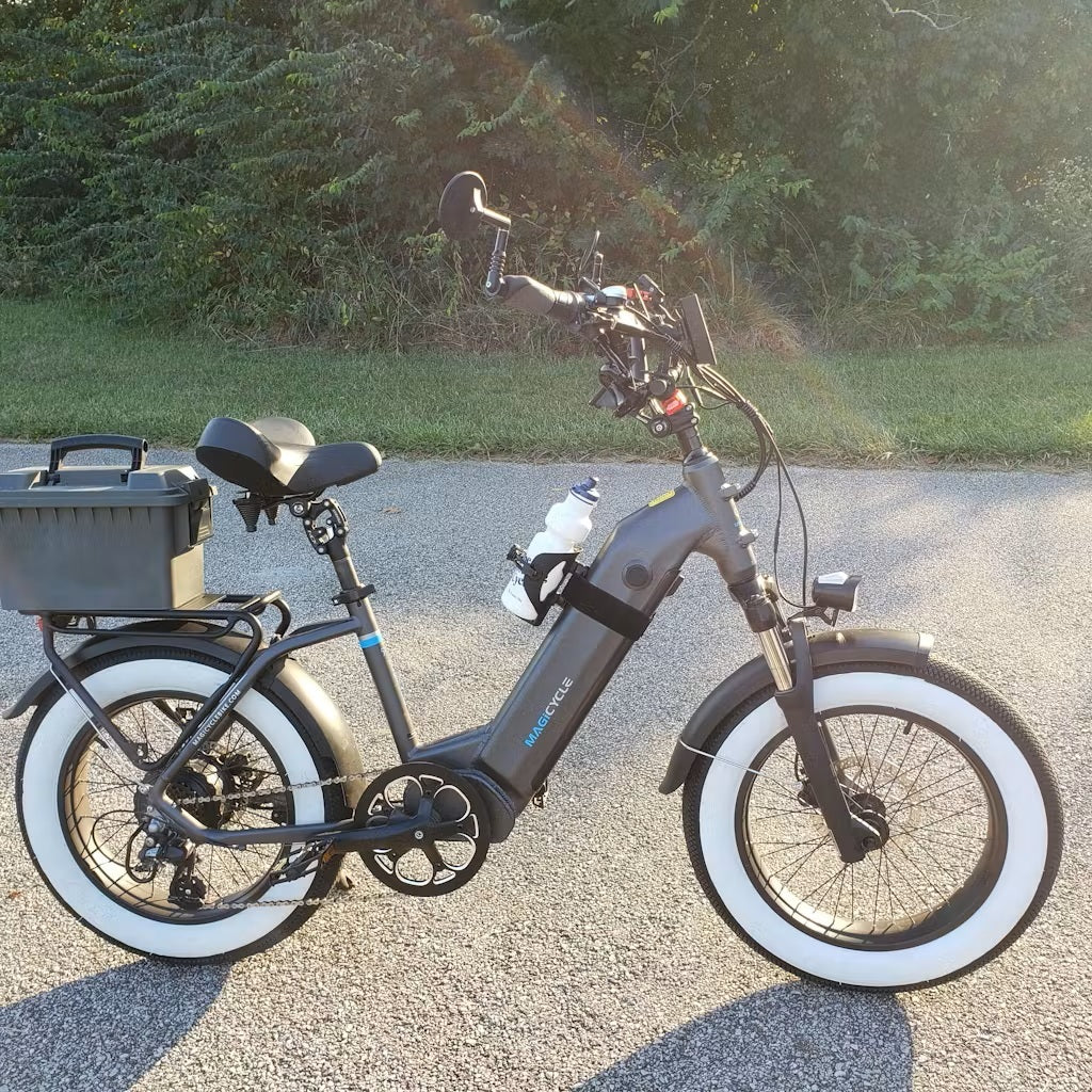 Hycline HyperPave E-Bike and Fat Bike Tire in black, 20x4 inches, with tubes, suitable for rugged off-road cycling.