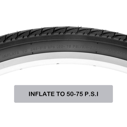 Hycline Ridge GRV 700×38C gravel bike tire showing tread pattern and sidewall detail, designed for off-road cycling.