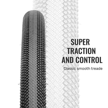 Hycline Dense GRV 700×40C gravel bike tire with knobby tread, designed for off-road cycling and durability on rough terrains.