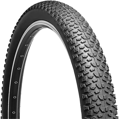 Hycline 27.5-inch mountain bike tire with 2.125-inch width, black rubber tread, suitable for off-road cycling and rugged terrain.