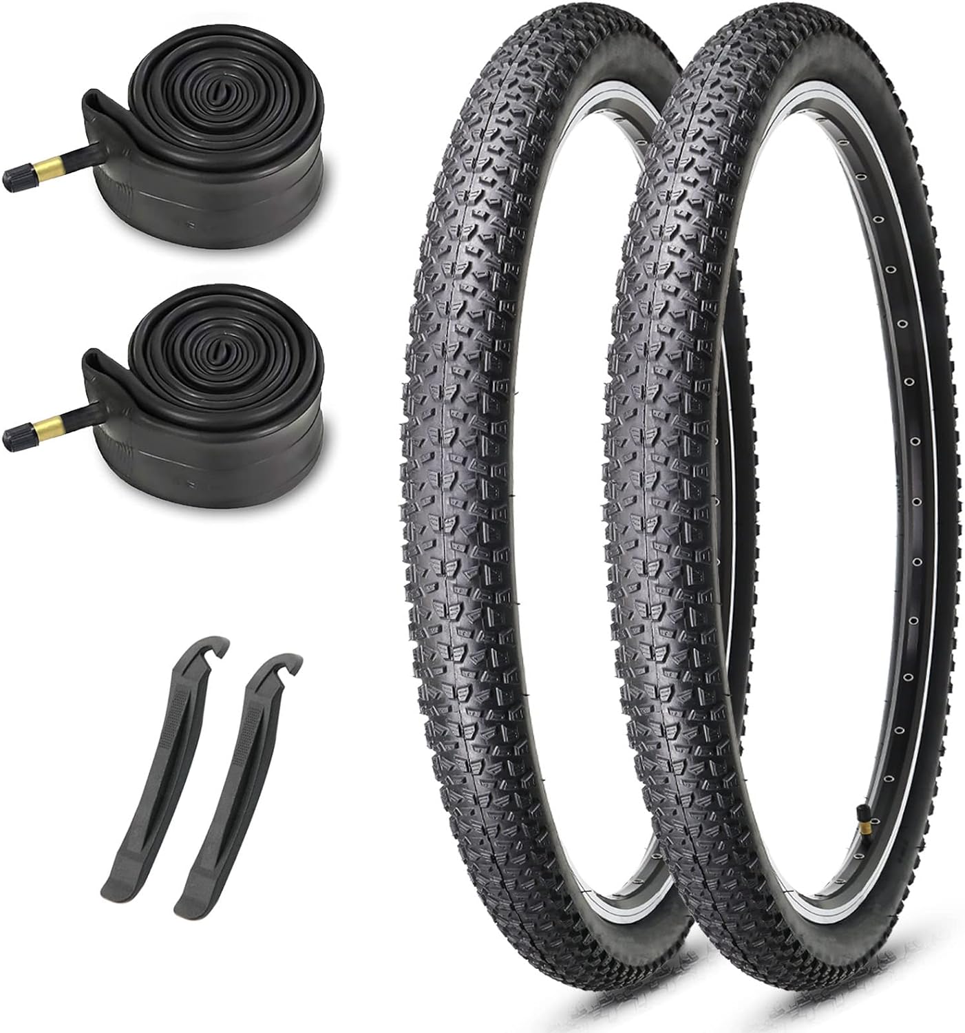 Hycline mountain bike tire 27.5x2.125 inches, durable rubber tire suitable for off-road cycling, with tread pattern visible.