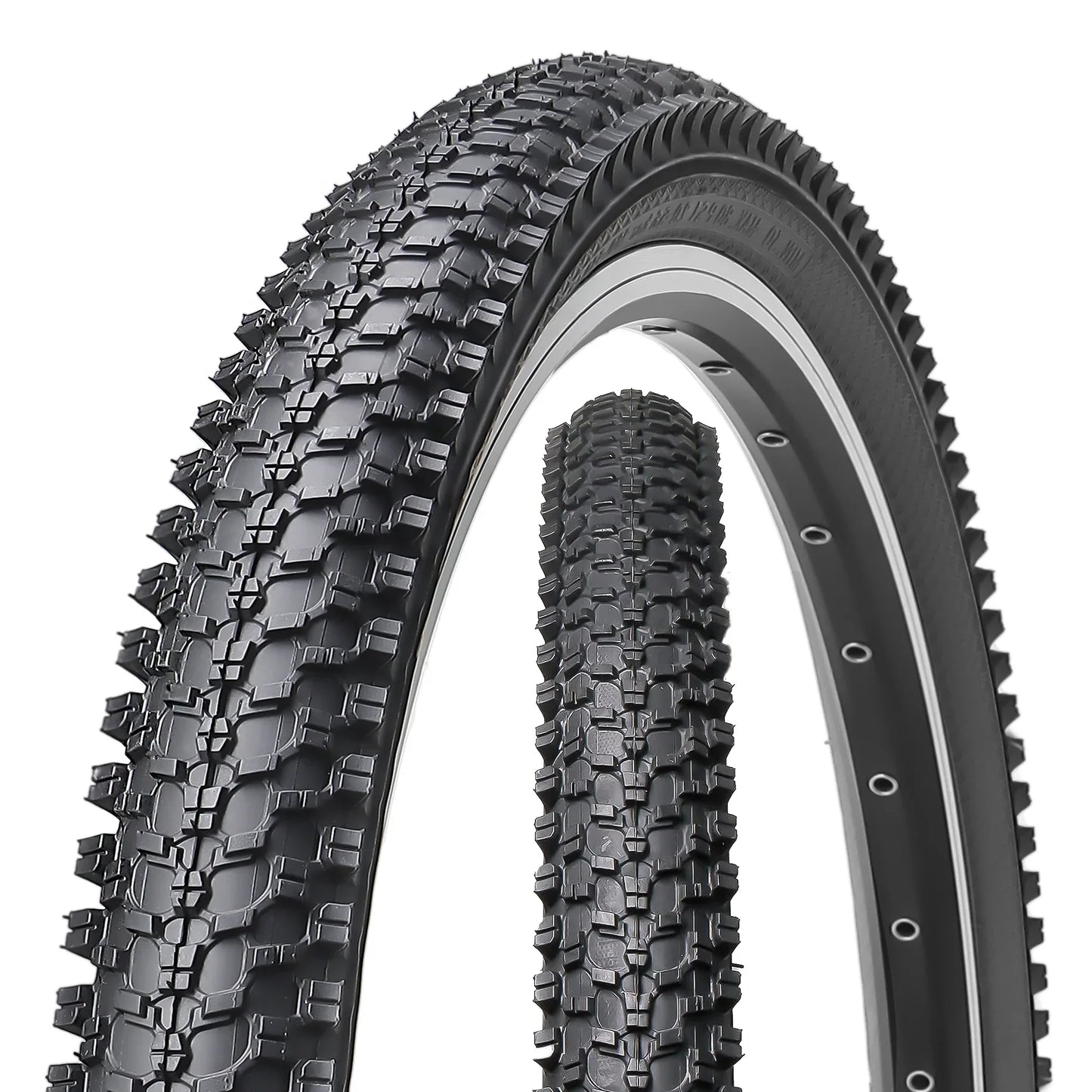 Hycline CrossBand mountain bike tire in 24x1.95 and 26x1.95 sizes, featuring durable tread for off-road riding.