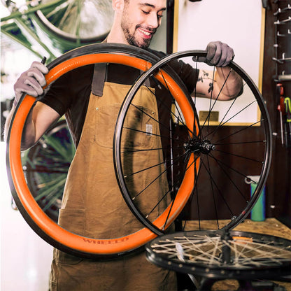 Hycline TPU road bike tube for 700C wheels, 18C-32C size, suitable for road cycling, shown in the image.