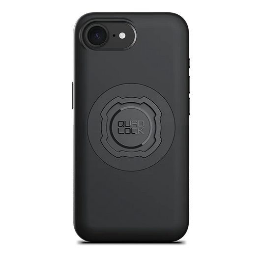Quad Lock MAG case for iPhone 16e by Bill's Exhausts, featuring a sleek protective phone case with magnetic mounting.