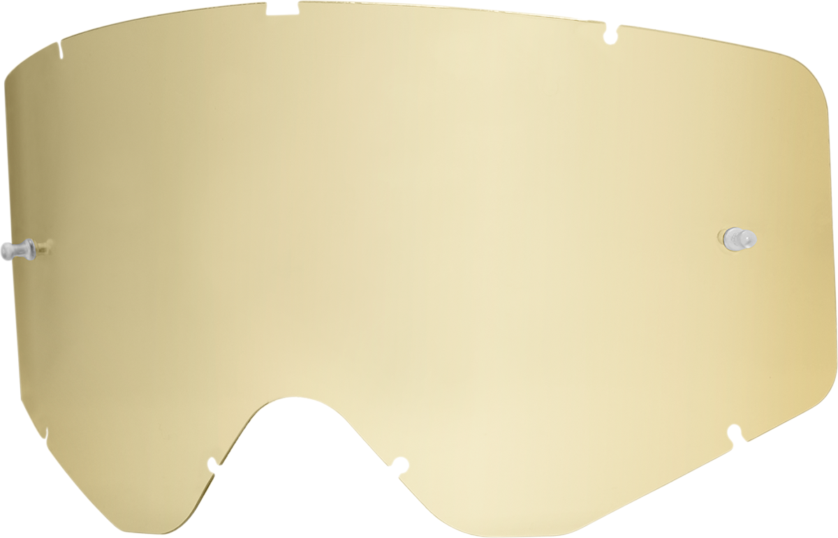 ICON Airflite Gold Lens for Airflite goggles, featuring a clear gold-tinted lens and compatible with ICON helmet goggles.