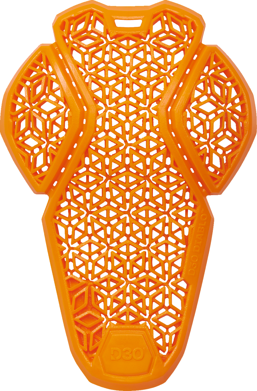 ICON D3O Diablo Guard L1 knee and elbow protectors, showing snug fit and protective design for motocross gear.