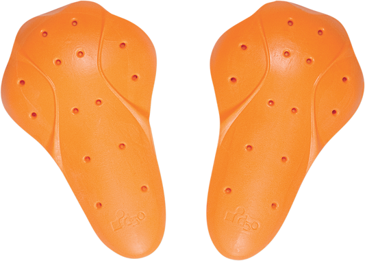 Icon D3O T5 Evo elbow protection guards for left and right elbows, durable motorcycle safety gear by ICON.