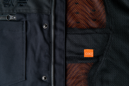 ICON Upstate Canvas National™ Jacket for Men in black, featuring a durable canvas design and classic style.