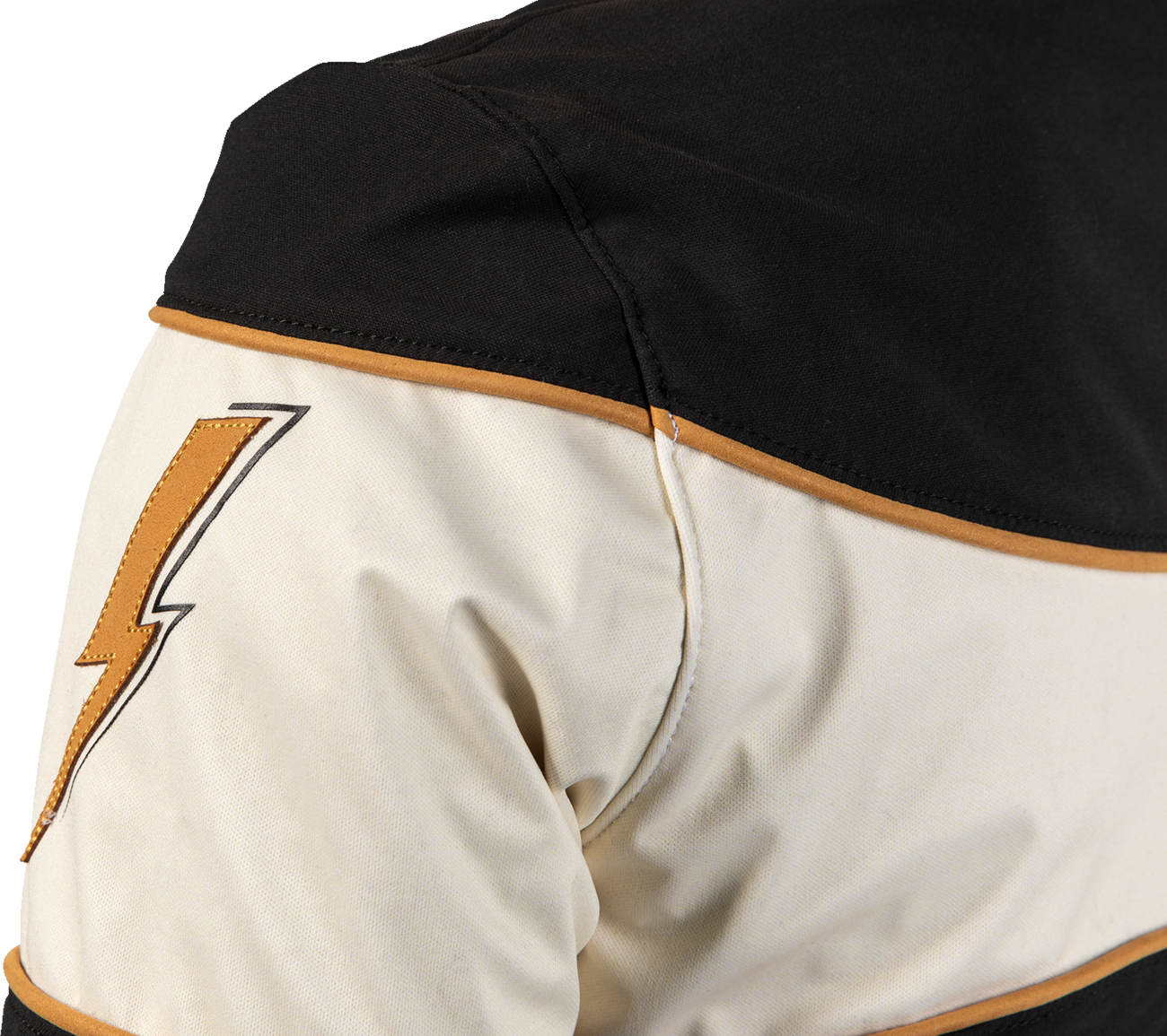 ICON Women's Hella 4™ motorcycle jacket in black with durable stretch cotton and nylon, showing its sleek design and protective fit.
