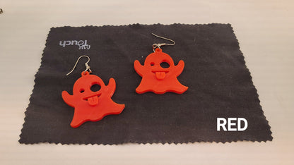 GHOST EMOJI EARRINGS - Howling Moto