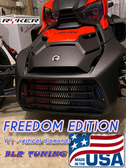 Can-Am RYKER RADIATOR Protective Grill FREEDOM Edition - Howling Moto