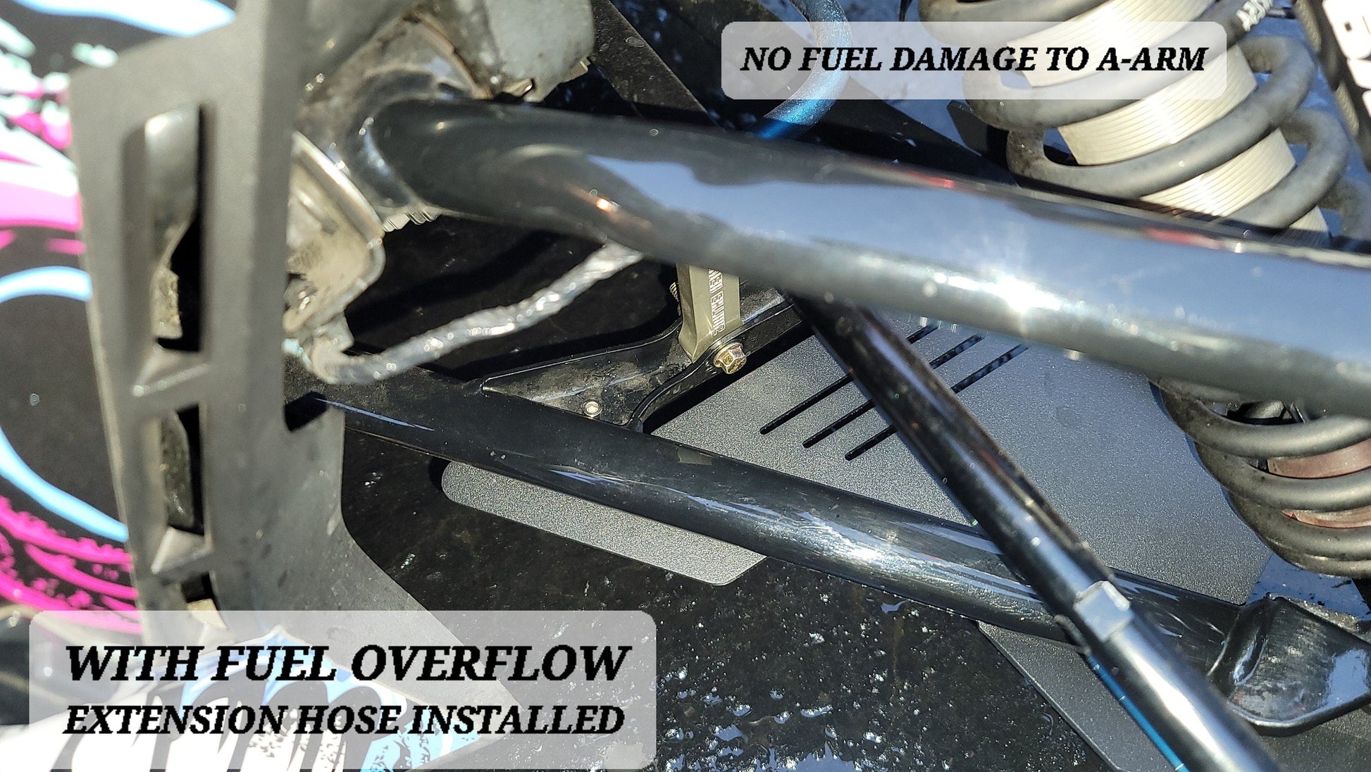 CAN-AM RYKER Fuel Overflow Extension Hose Kit - Howling Moto