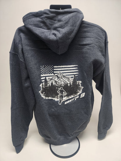 Warp9Racing hoodie, casual apparel with a comfortable fit, featuring the WarpWear logo on the front.