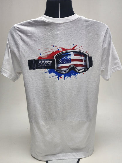 Warp9Racing short sleeve shirt featuring a stylish design, made of comfortable apparel fabric, ideal for casual wear.