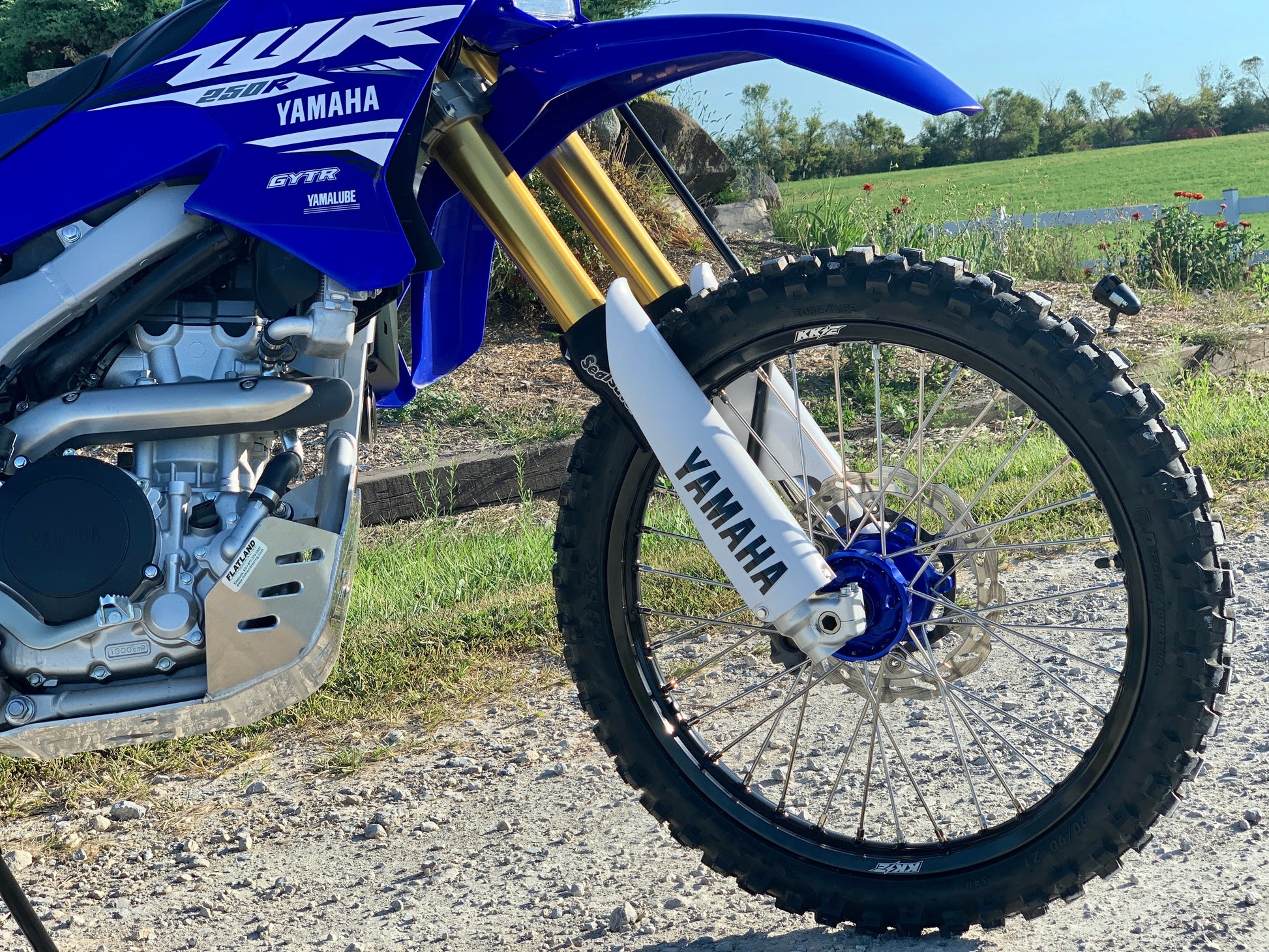 KKE 21 & 18 Enduro Wheels Rims Set for Yamaha WR250R 2008-2020 Blue&Black - Howling Moto