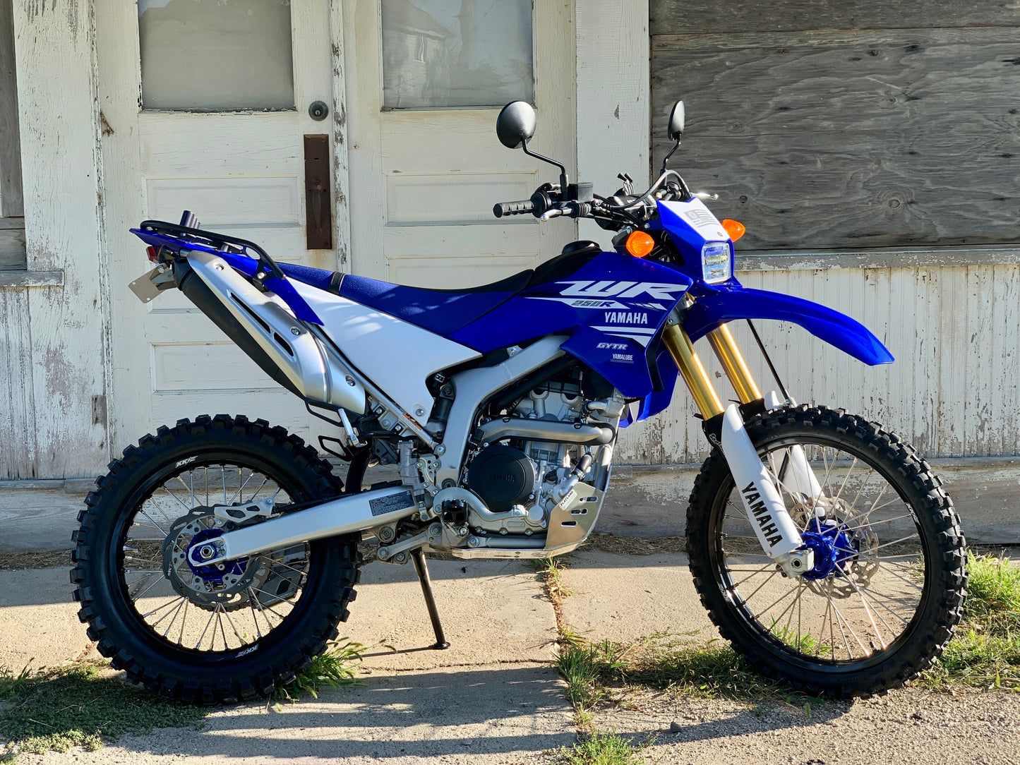 KKE 21 & 18 Enduro Wheels Rims Set for Yamaha WR250R 2008-2020 Blue&Black - Howling Moto