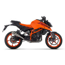 KTM Duke 390 2024-2025 Welded dB-Killer Arrow Exhaust slip-on by Bill's Exhausts, featuring stainless steel finish and sleek design
