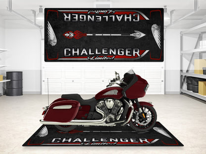 MPM Motorcycle Mat for Indian Challenger Limited - MM7333 - Howling Moto