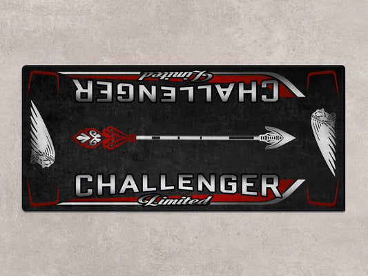Designed Pit Mat for Indian Challenger Limited Motorcycle - MM7333 - Howling Moto