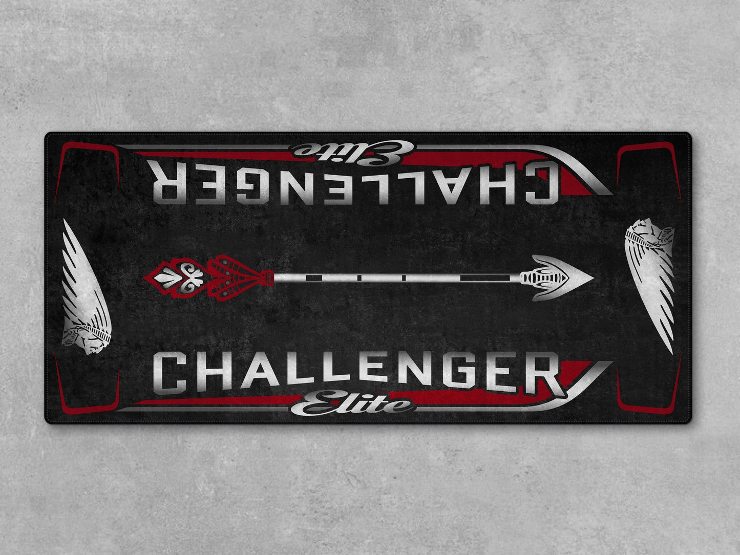 Designed Pit Mat for Indian Challenger Elite Motorcycle - MM7334 - Howling Moto