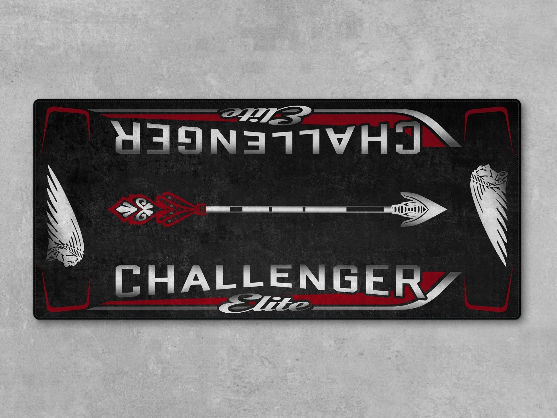 Designed Pit Mat for Indian Challenger Elite Motorcycle - MM7334 - Howling Moto