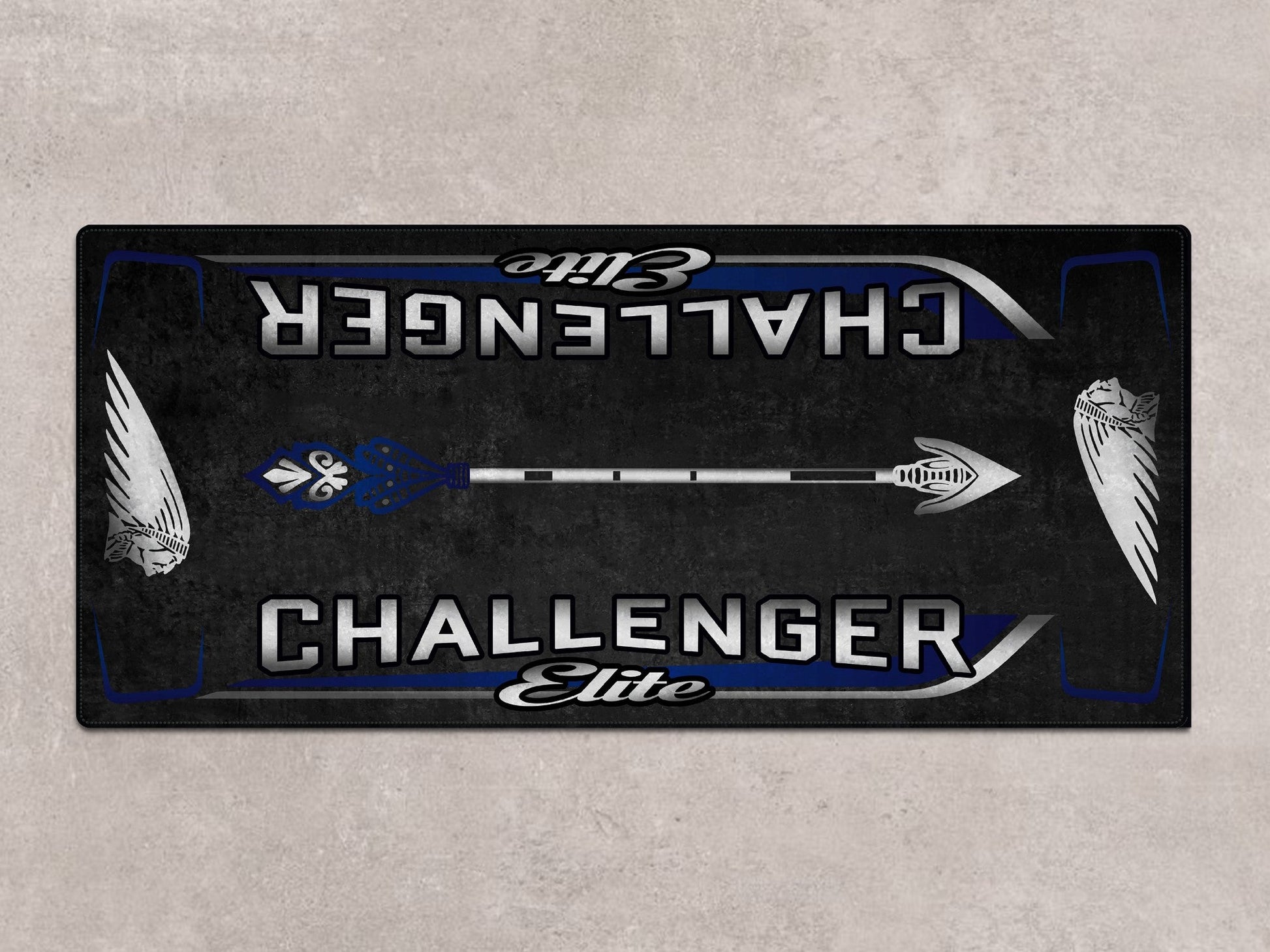 Designed Pit Mat for Indian Challenger Elite Motorcycle - MM7334 - Howling Moto