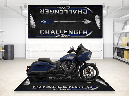 MPM Motorcycle Mat for Indian Challenger Elite - MM7334 - Howling Moto