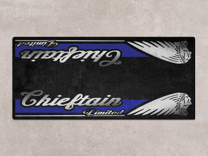 Designed Pit Mat for Indian Chieftain Limited Motorcycle - MM7329 - Howling Moto