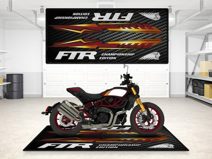 MPM Motorcycle Mat for Indian FTR Championship Edition - MM7319 - Howling Moto